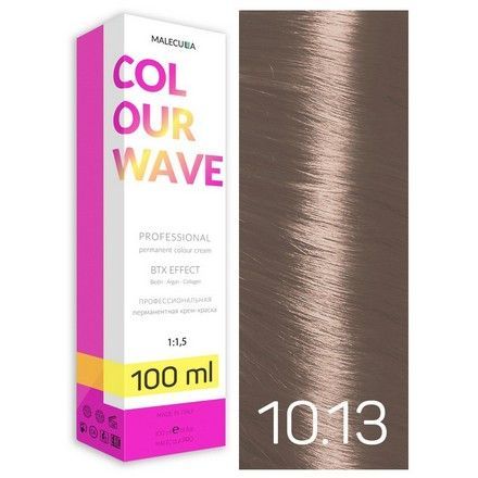 Malecula, Крем-краска 10.13 Platinum Blond Pearl Beige/Платиновый блонд жемчужно-бежевый, 100мл ЧЗ