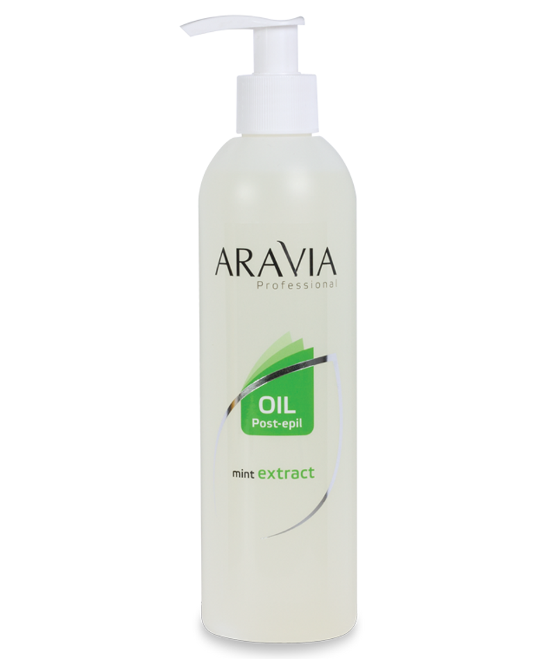 ARAVIA Professional 1025, Масло после депиляции с экстрактом мяты, 300 мл