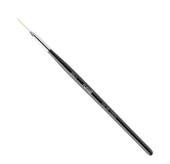 Runail, Кисть для дизайна  Nail Art Nylon, 12 мм №000/3 №3590