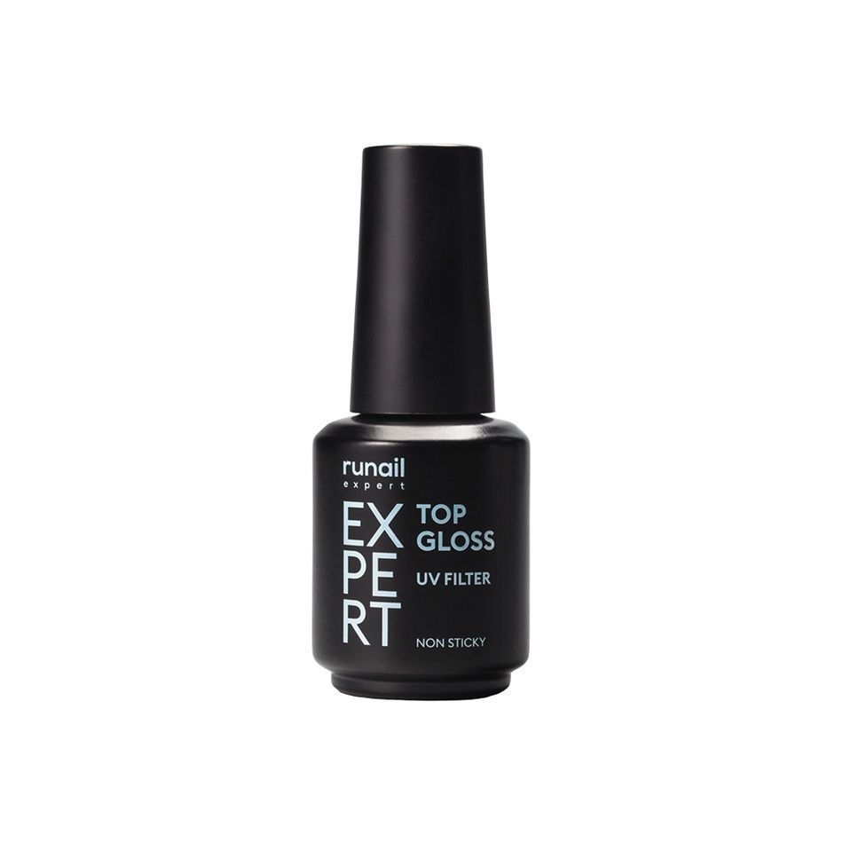Runail, Топ глянцевый с УФ-фильтром Top Gloss Non Sticky Expert №118, 18мл флакон