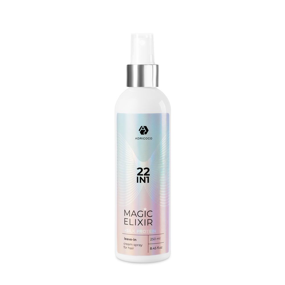 ADRICOCO, Мультифункциональный крем-спрей для волос 22 в 1 MAGIC ELIXIR, 250 мл, арт.77147