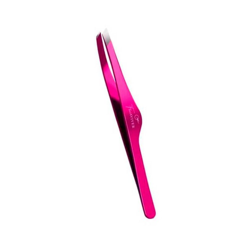 FreiAVIVER, Пинцет (ручная заточка), Розовый, 1шт
