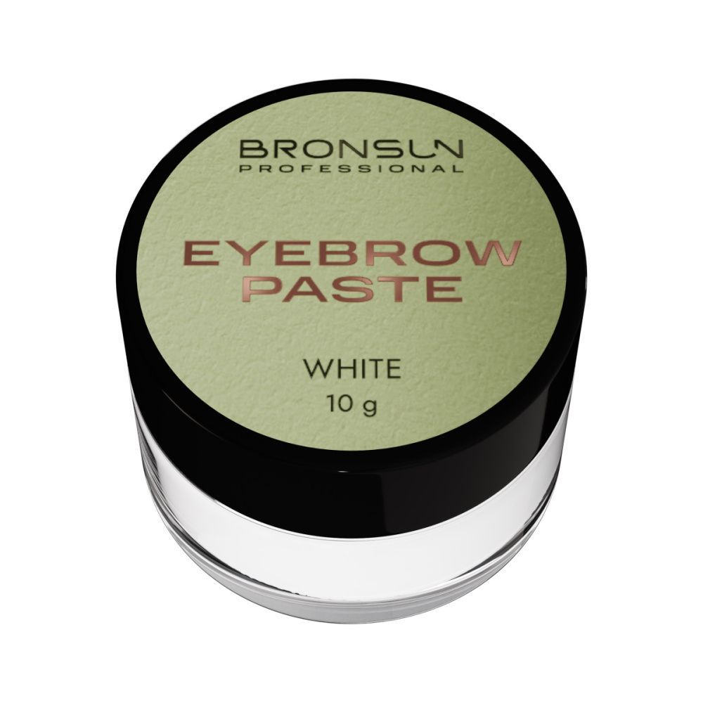BRONSUN, Паста для бровей, цвет белый, 10 г ЧЗ