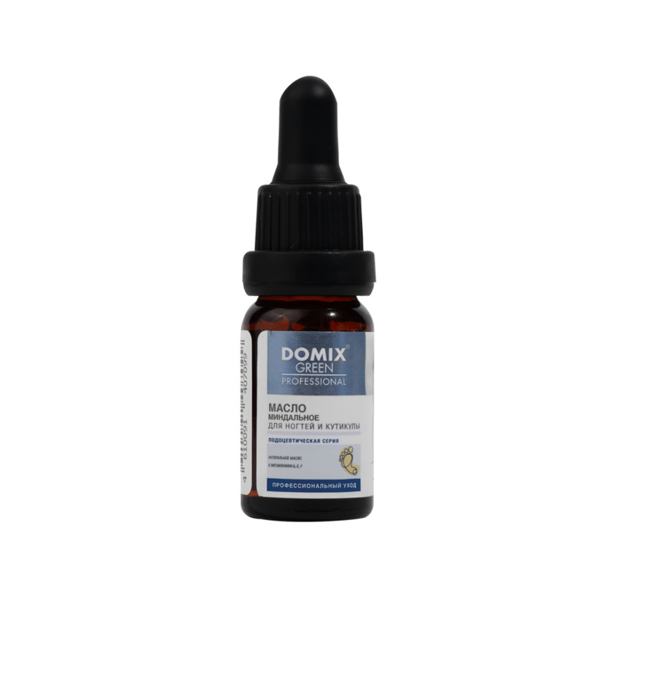 DOMIX PROFESSIONAL, Масло миндальное для ногтей и кутикулы, 10 мл