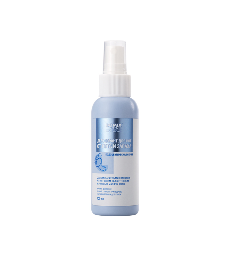 DOMIX PROFESSIONAL, Дезодорант для ног от пота и запаха, 100 мл