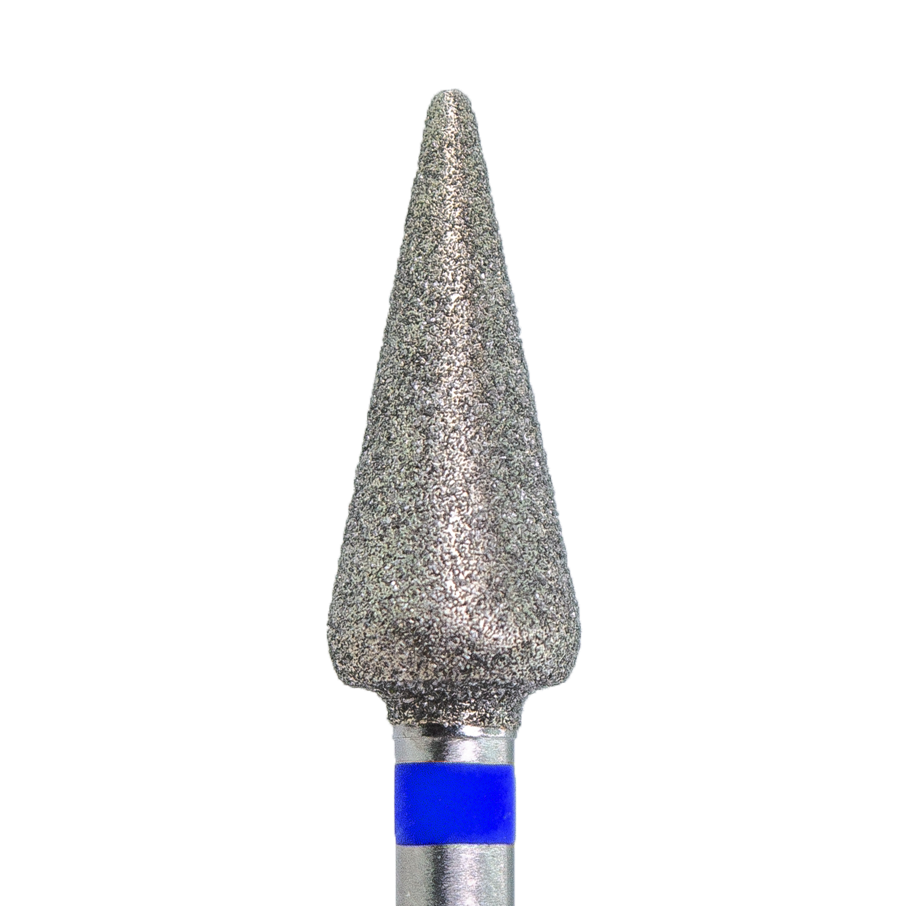 КМИЗ, Фреза алмазная КАПЛЯ средней зернистости D5.0 (синий) ГСАПЗ-5,0П-12,5 С