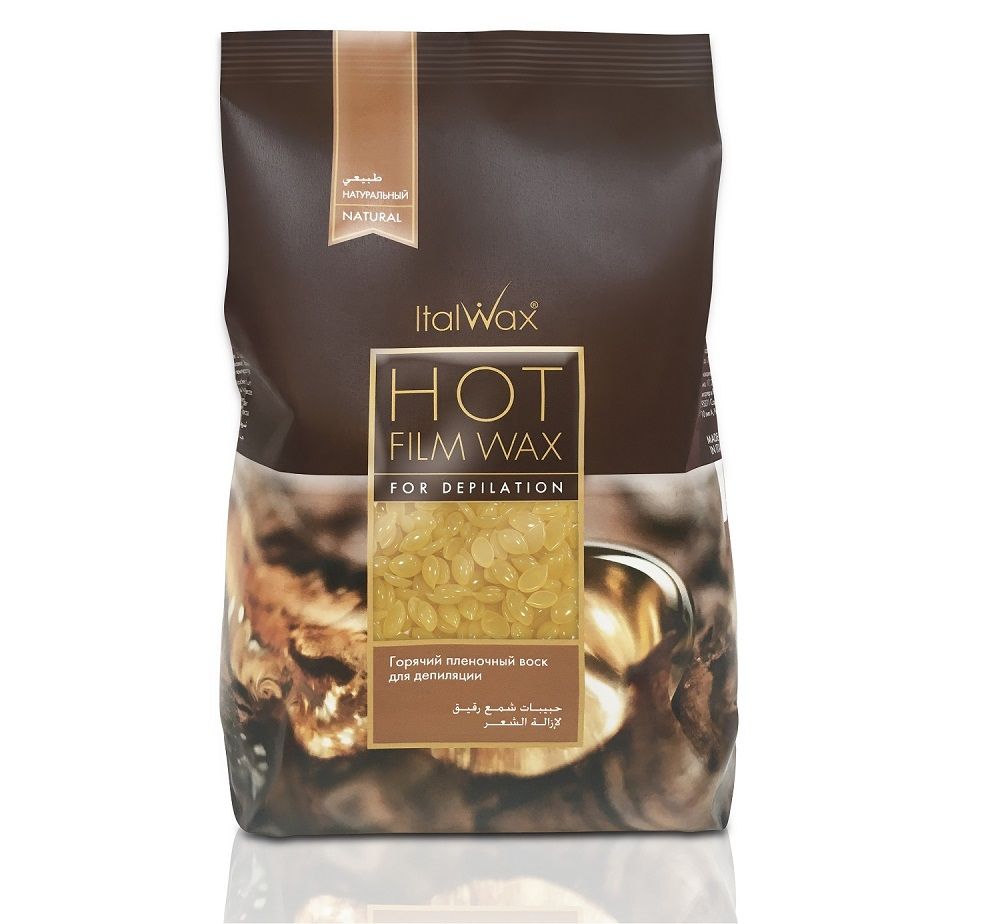 ItalWax, Воск горячий (пленочный) "Натуральный", гранулы, 500 гр (Ч/З)