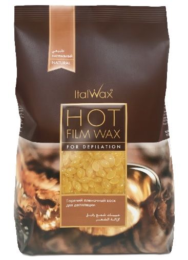 ItalWax, Воск горячий (пленочный) "Натуральный", гранулы, 1кг (Ч/З)