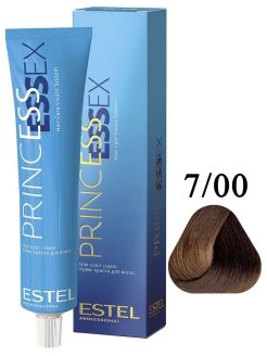 ESTEL PRINCESS ESSEX, 7/00 Крем-краска средне-русый для седины, 60мл